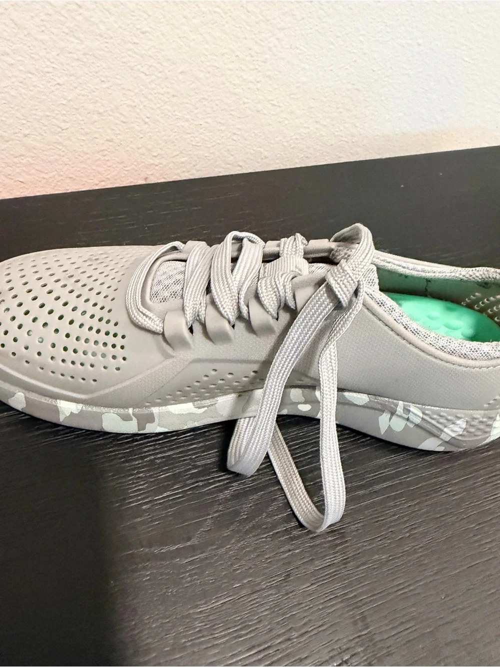 Men's Light Gray Breathable Casual Sneakers
